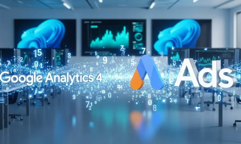 GA4とGoogle広告の連携を象徴するアイキャッチ画像