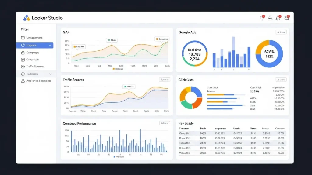 Looker Studioによる広告成果ダッシュボード