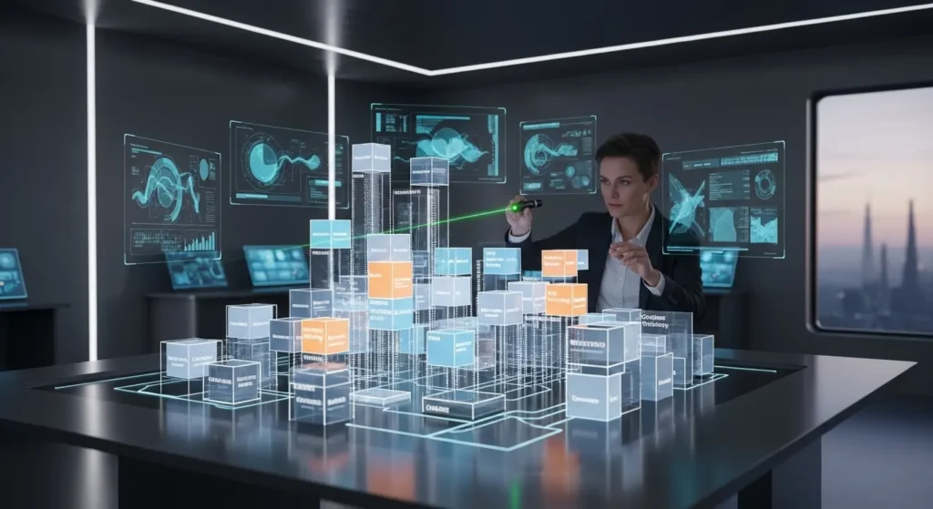 AIO対策とLLMO対策の具体的な実装ステップを示すイメージ