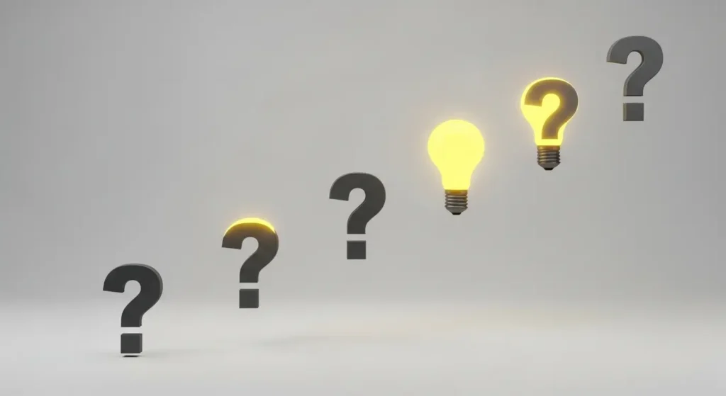 AIO対策に関する疑問が解消されるイメージ