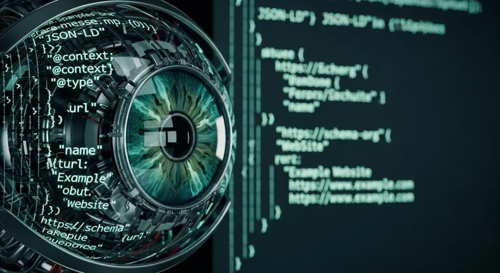 AIクローラーが構造化データを解釈するプロセスのイメージ