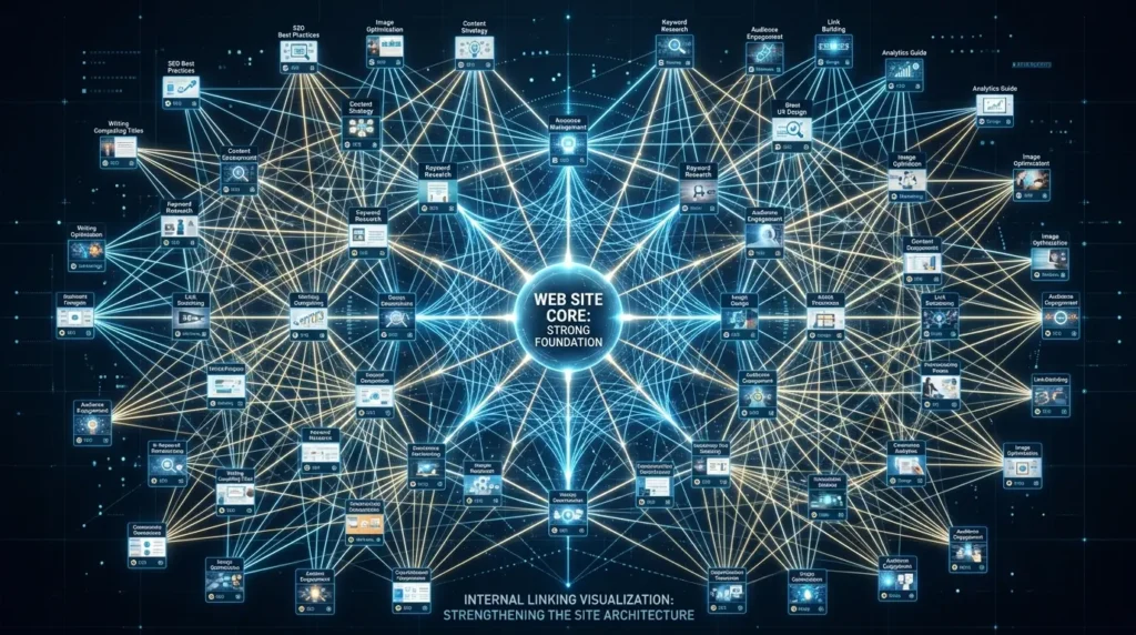 サイト全体の評価を高める内部リンクの構造マップ