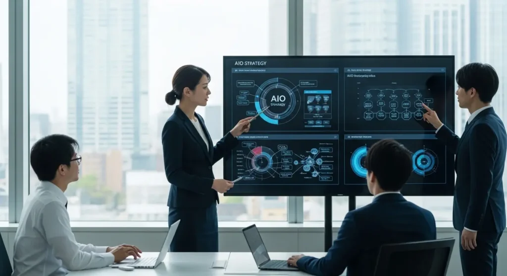 大阪でAIO対策を依頼する制作パートナー選定のイメージ