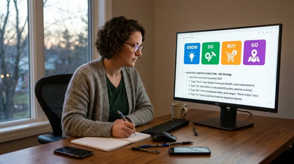 検索意図を分析しコンテンツ構成を練るWebマーケター