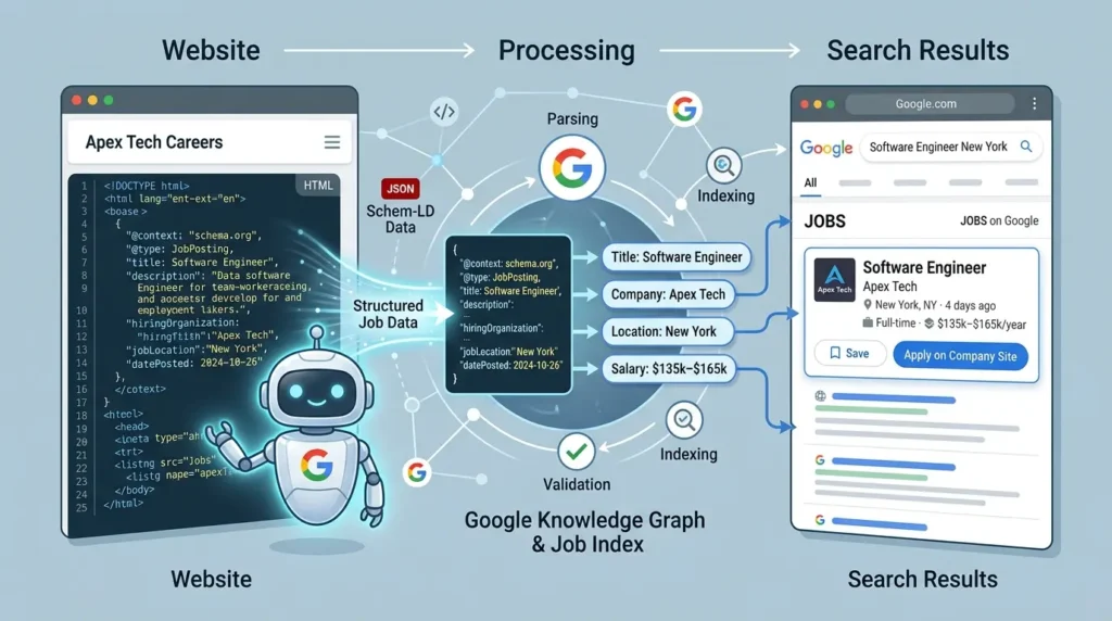 JobPosting構造化データによるGoogle検索表示の仕組み