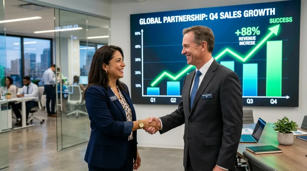 マーケティング戦略の成功とパートナーシップの象徴