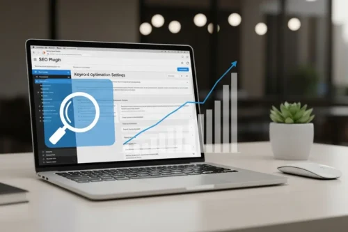 WordPressのダッシュボードでSEOタイトルを設定する画面のイメージ